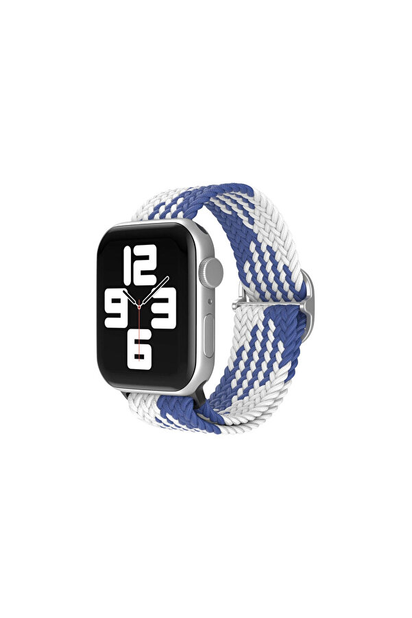 Evi̇mdeyokyok Watch 22Mm Kordon - Mavi̇-Beyaz