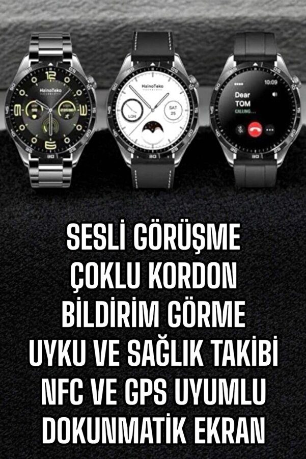 Ethab Gi̇yi̇m Akıllı Saat Ti̇treşi̇mli̇ Pusula Nabız Ve Tansi̇yon Ölçer Nfc Uyumlu - Glst9813-2738