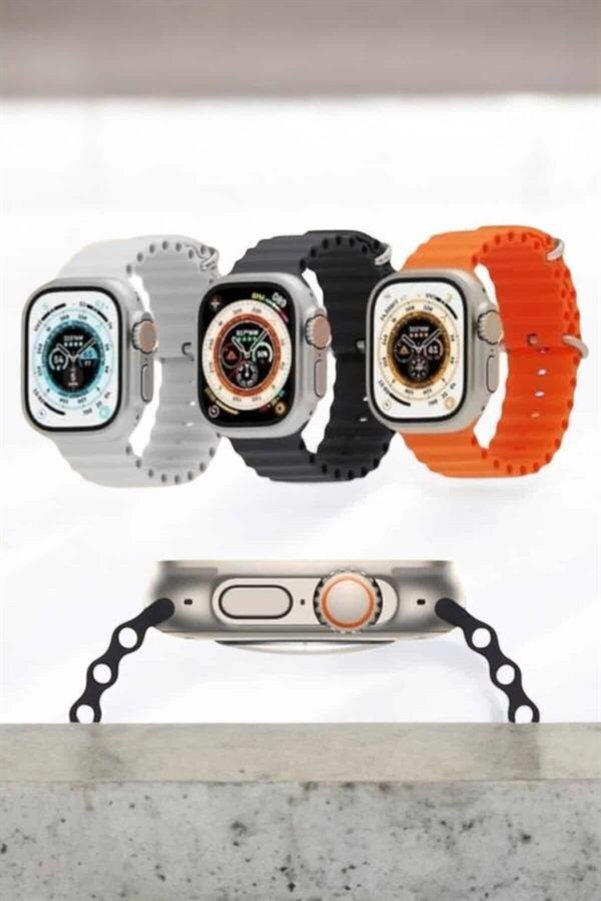 Geneloem Bluetooth Bağlantılı 49Mm Dokunmatik Akıllı Saat Sağlık Ve Spor Takip Özelli - Korbx2545-52