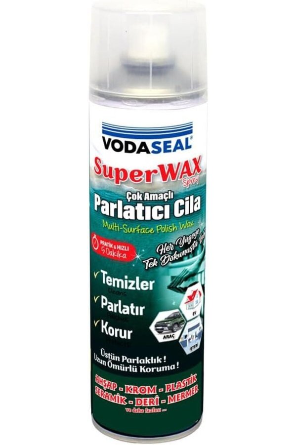 Ethab Ticaret Süper Wax Çok Amaçlı Parlatıcı Cila 500 Ml