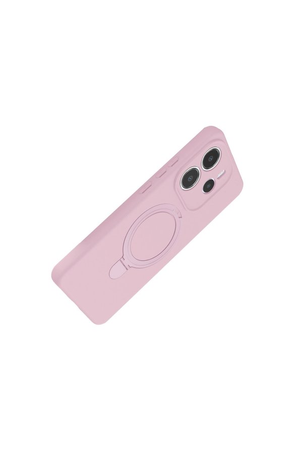 Evimdeyokyok Xiaomi Redmi Note 14 4G Regal Magsafe Standlı Kapak - Açık Pembe