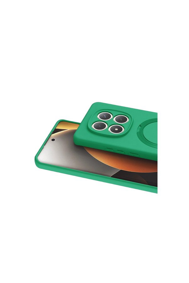 Evimdeyokyok Xiaomi Redmi Note 15 Pro 5G Regal Magsafe Standlı Kapak - Yeşil