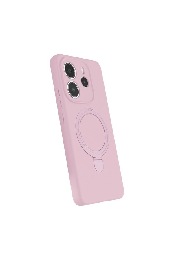 Evimdeyokyok Xiaomi Redmi Note 14 4G Regal Magsafe Standlı Kapak - Açık Pembe