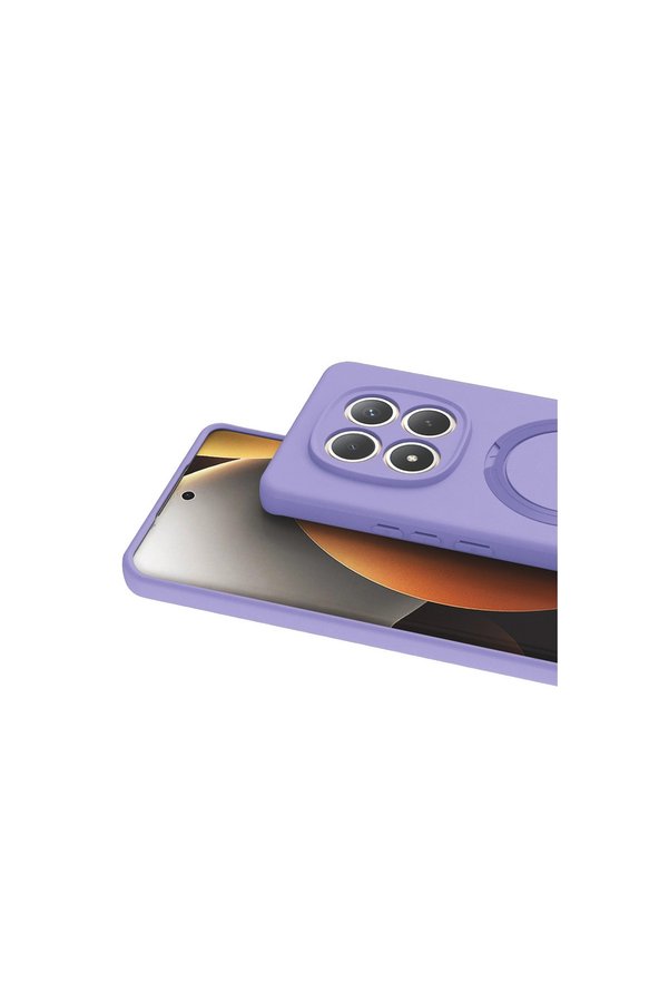 Evimdeyokyok Xiaomi Redmi Note 15 Pro 5G Regal Magsafe Standlı Kapak - Lila