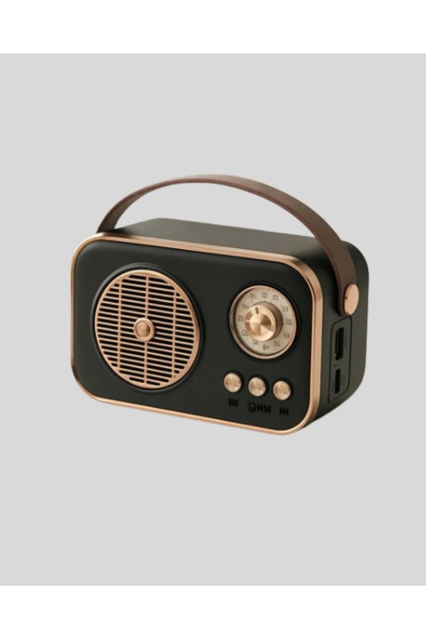 Renklime Retro Bluetooth Radyo – Nostaljik Tasarım, Tf Kart Ve Usb Destekli - Lisinya