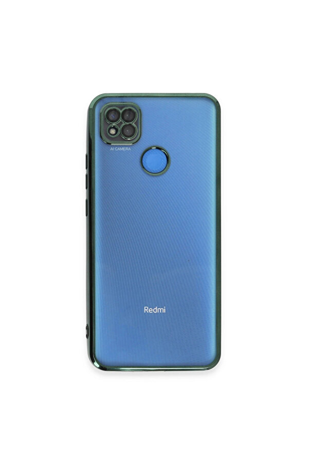 Evi̇mdeyokyok Xi̇aomi̇ Redmi̇ 9C Kılıf Razer Lensli̇ Si̇li̇kon - Yeşi̇l