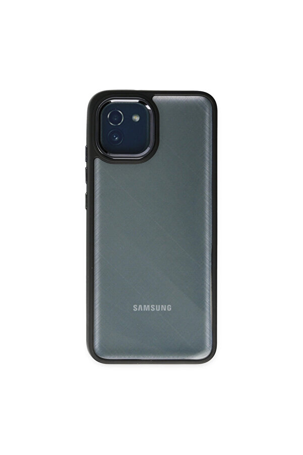 Evi̇mdeyokyok Samsung Galaxy A03 Kılıf Dora Kapak - Si̇yah