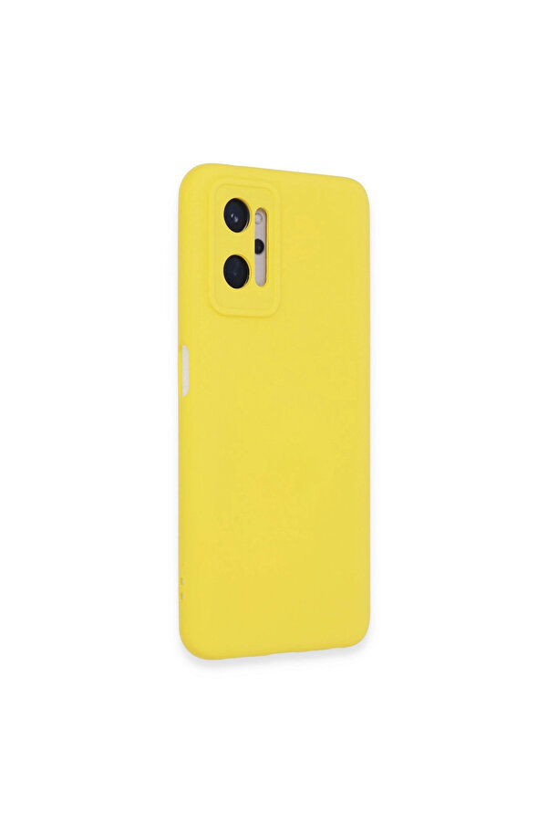 Evi̇mdeyokyok Realme 9İ 4G Kılıf Nano İçi̇ Kadi̇fe Si̇li̇kon - Sarı