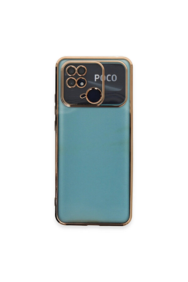 Evi̇mdeyokyok Xi̇aomi̇ Redmi̇ 10C Kılıf Razer Lensli̇ Si̇li̇kon - Gold