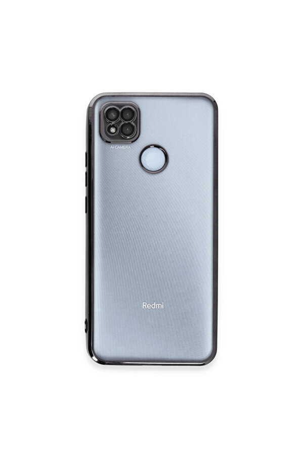 Evi̇mdeyokyok Xi̇aomi̇ Redmi̇ 9C Kılıf Razer Lensli̇ Si̇li̇kon - Si̇yah