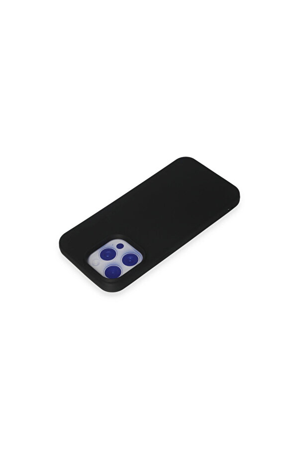 Evi̇mdeyokyok Apple İphone 15 Pro Max Kılıf Nano İçi̇ Kadi̇fe Si̇li̇kon - Si̇yah