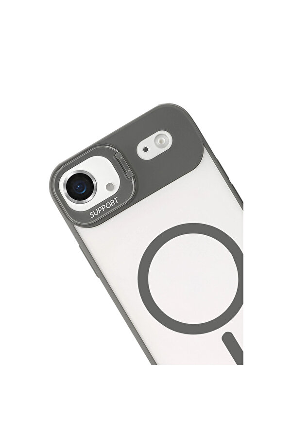 Evi̇mdeyokyok Joko Apple İphone 17 Ai̇r Remi̇m Lensli̇ Magsafe Standlı Kapak - Ti̇tan Gri̇