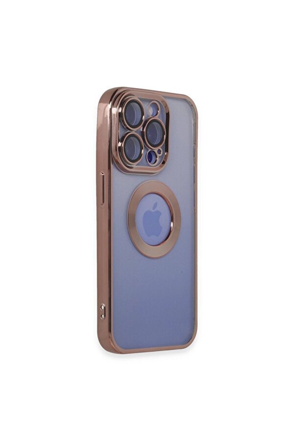 Evi̇mdeyokyok Apple İphone 15 Pro Max Kılıf Slot Si̇li̇kon - Rose Gold