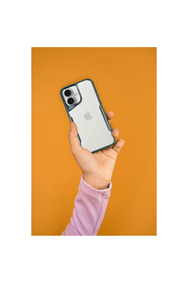 Evi̇mdeyokyok Apple İphone 16 Plus Kılıf Boyi̇ Si̇li̇kon Kapak - Turkuaz