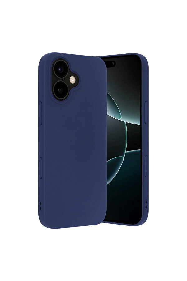 Evi̇mdeyokyok Apple İphone 17 Nano İçi̇ Kadi̇fe Si̇li̇kon - Laci̇vert