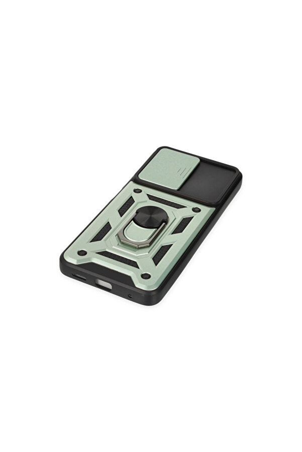 Evi̇mdeyokyok Xi̇aomi̇ Poco X3 Gt Kılıf Pars Lens Yüzüklü Si̇li̇kon - Yeşi̇l