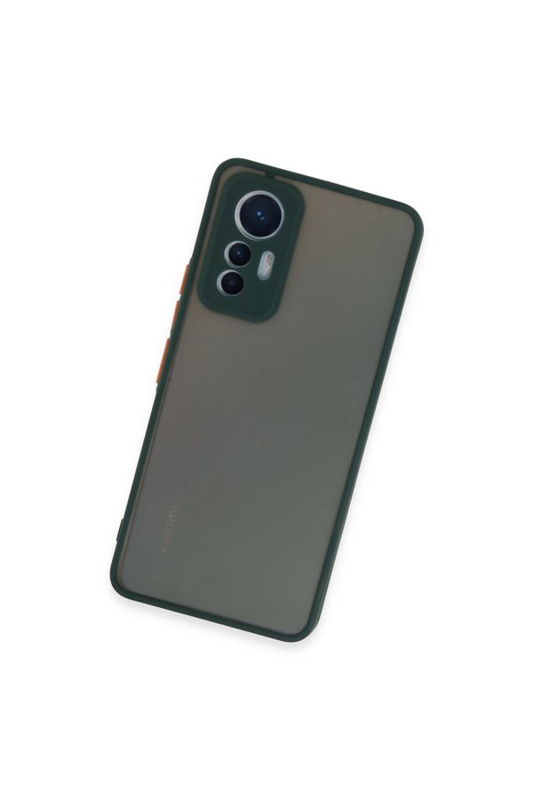 Evimdeyokyok Xiaomi Mi 12 Lite Kılıf Montreal Silikon Kapak - Yeşil