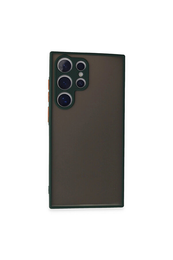 Evi̇mdeyokyok Samsung Galaxy S24 Ultra Kılıf Montreal Si̇li̇kon Kapak - Yeşi̇l