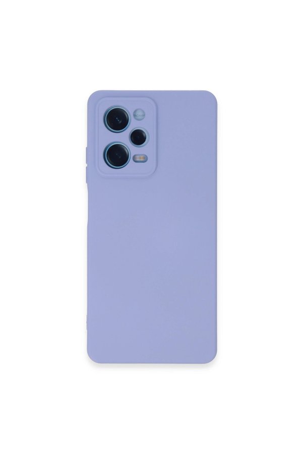 Evimdeyokyok Xiaomi Redmi Note 12 Pro 5G Kılıf Nano İçi Kadife Silikon - Lila