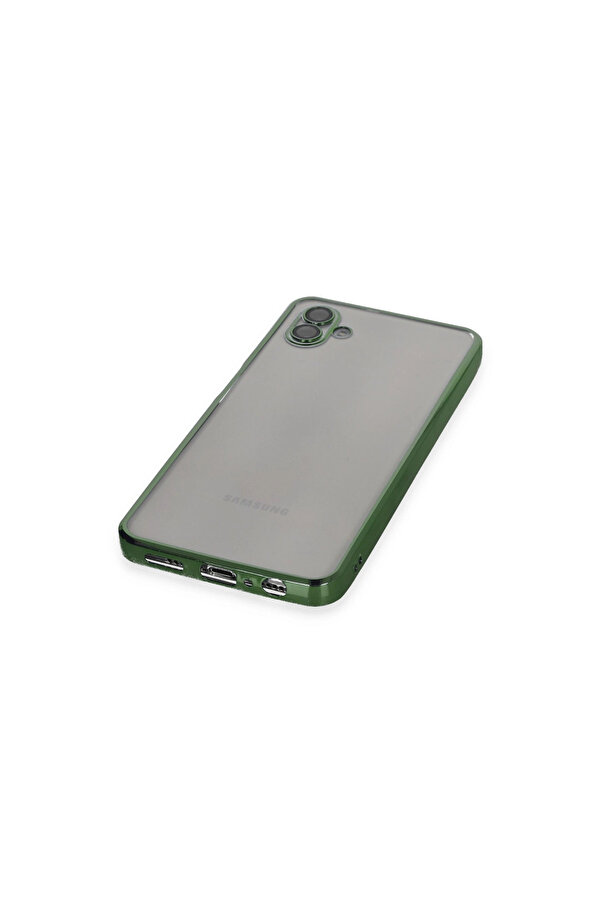 Evi̇mdeyokyok Samsung Galaxy A04 Kılıf Razer Lensli̇ Si̇li̇kon - Yeşi̇l