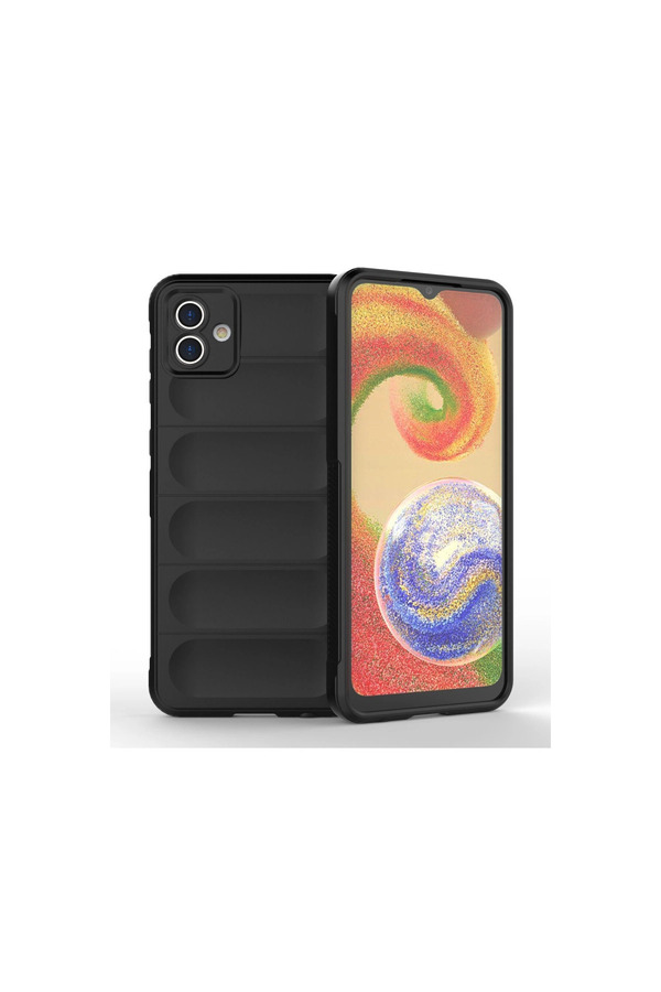 Evi̇mdeyokyok Samsung Galaxy A04 Kılıf Opti̇mum Si̇li̇kon - Si̇yah