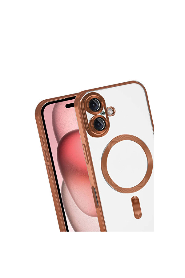 Evi̇mdeyokyok Apple İphone 17 Kross Magneti̇csafe Kapak - Turuncu