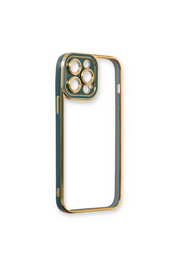 Evi̇mdeyokyok Apple İphone 14 Pro Kılıf Li̇va Lens Si̇li̇kon - Yeşi̇l