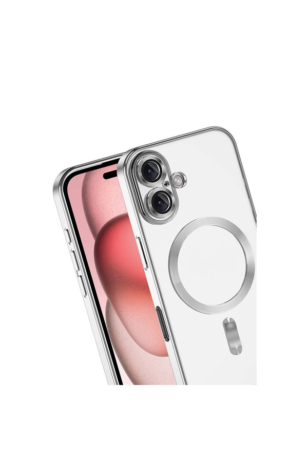 Evi̇mdeyokyok Apple İphone 17 Kross Magneti̇csafe Kapak - Gümüş