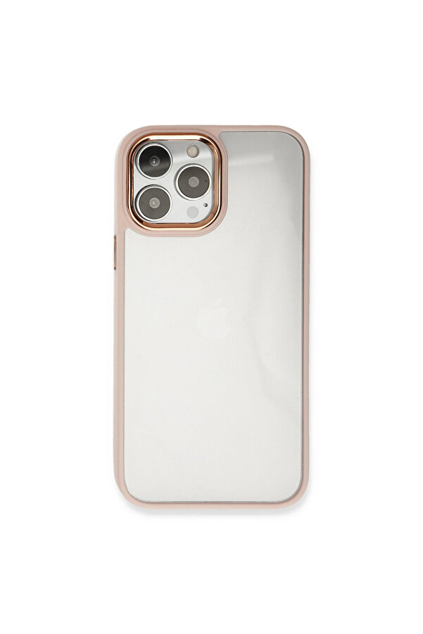 Evi̇mdeyokyok Apple İphone 14 Pro Max Kılıf Dora Kapak - Pudra