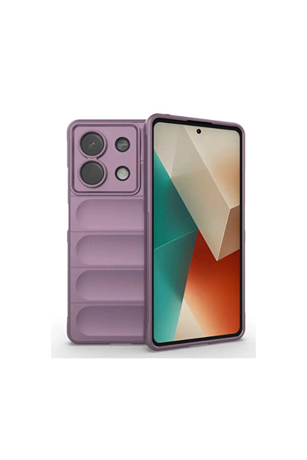 Evi̇mdeyokyok Xi̇aomi̇ Poco X6 Kılıf Opti̇mum Si̇li̇kon - Mor