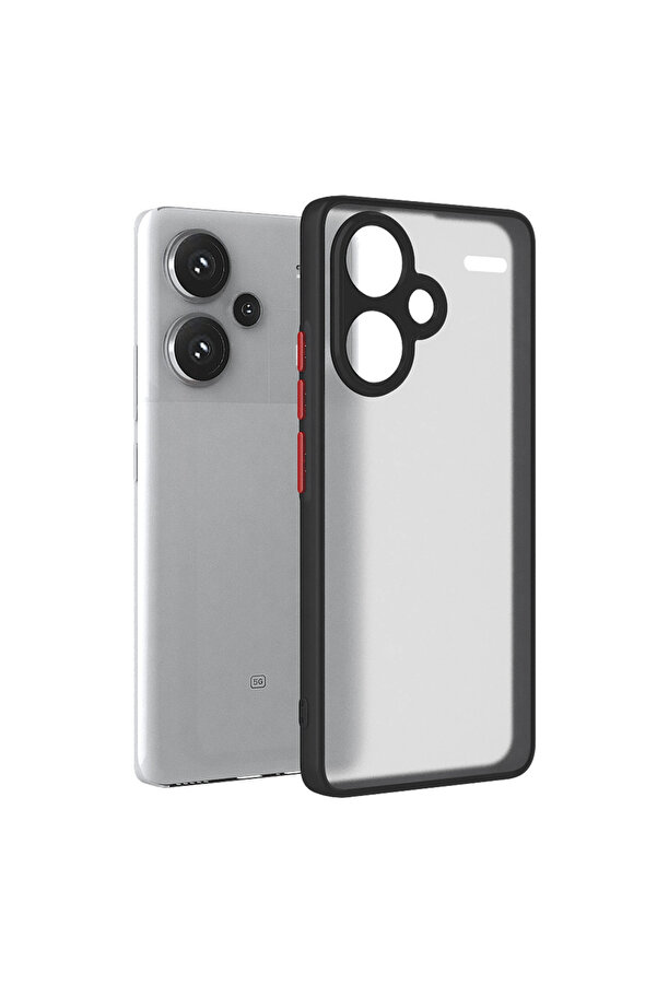 Evi̇mdeyokyok Xi̇aomi̇ Redmi̇ Note 13 Pro Plus Kılıf Montreal Si̇li̇kon Kapak - Si̇yah
