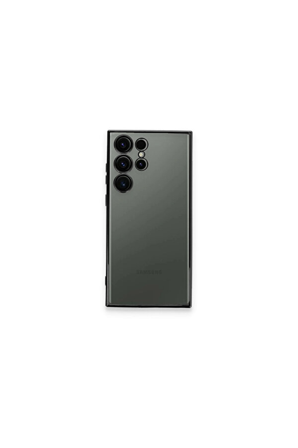 Evi̇mdeyokyok Samsung Galaxy S24 Ultra Kılıf Razer Lensli̇ Si̇li̇kon - Yeşi̇l