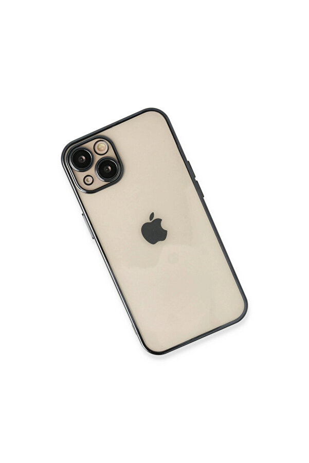 Evi̇mdeyokyok Apple İphone 14 Kılıf Razer Lensli̇ Si̇li̇kon - Si̇yah