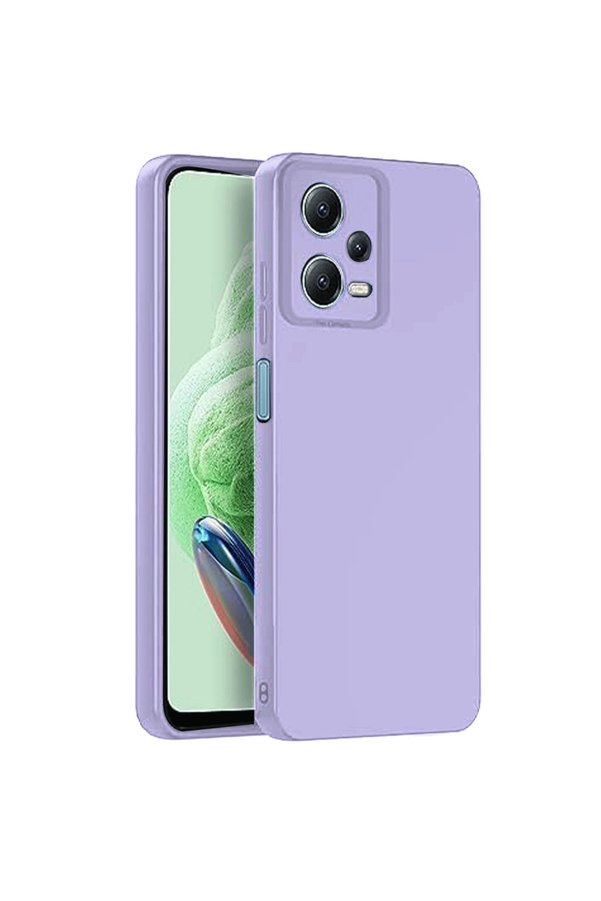 Evimdeyokyok Xiaomi Redmi Note 12 Pro 5G Kılıf Nano İçi Kadife Silikon - Lila