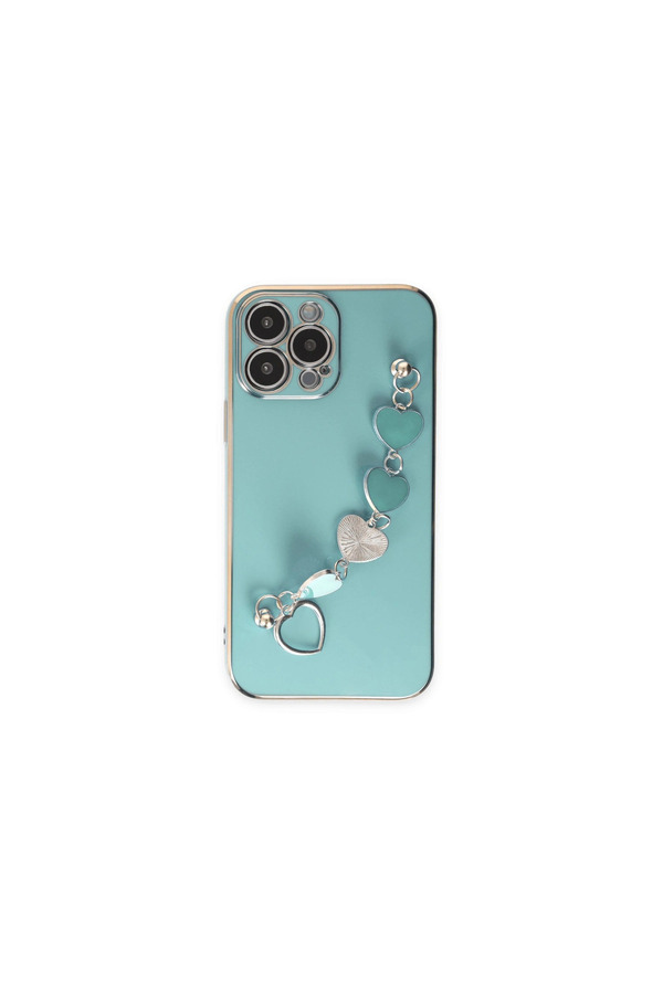 Evi̇mdeyokyok Apple İphone 14 Pro Kılıf Esi̇la Si̇li̇kon - Su Yeşi̇li̇