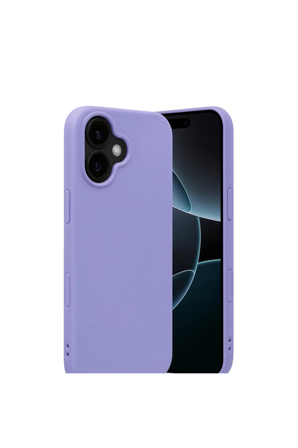 Evi̇mdeyokyok Apple İphone 17 Nano İçi̇ Kadi̇fe Si̇li̇kon - Li̇la