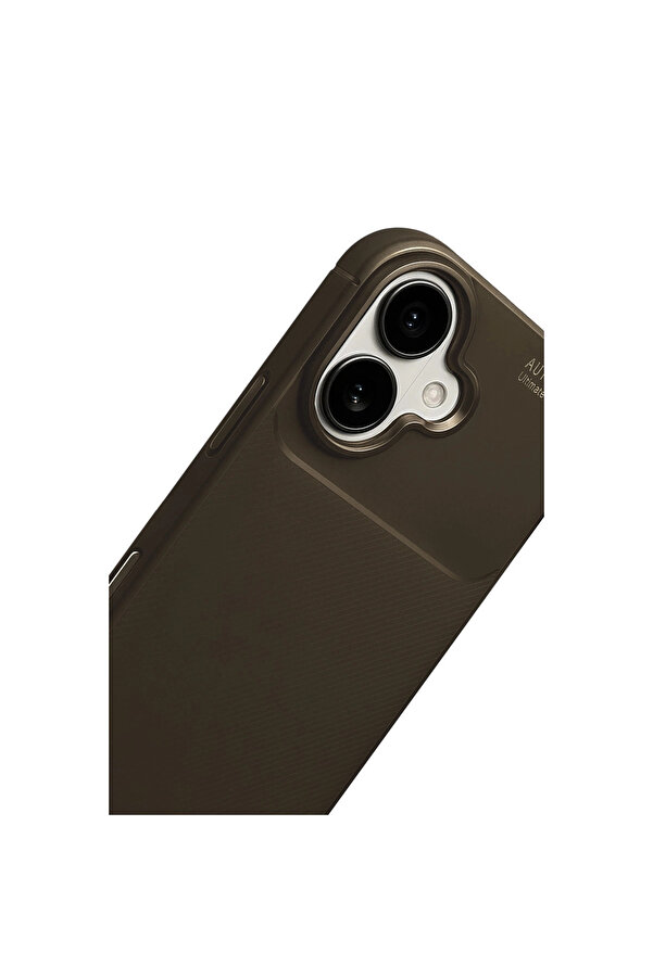 Evi̇mdeyokyok Apple İphone 17 Auto Focus Karbon Kapak - Kahverengi̇