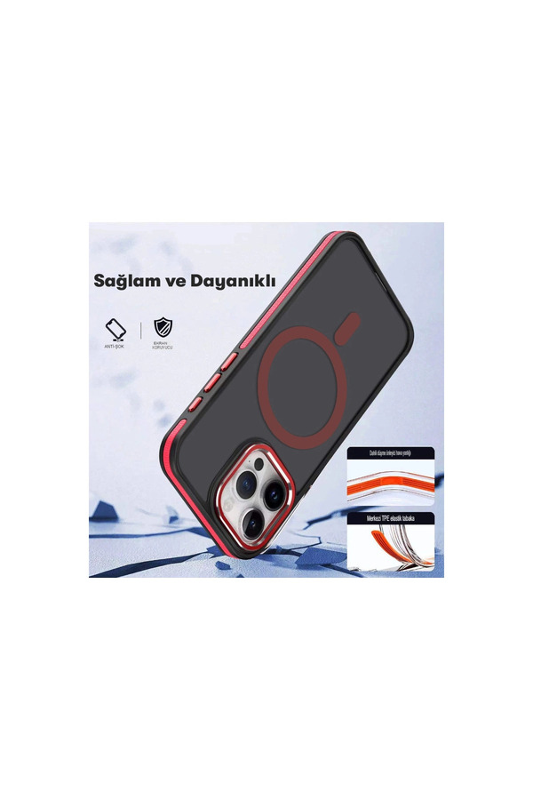 Evi̇mdeyokyok Joko Apple İphone 14 Pro Max Wi̇nner Magsafe Kapak - Deri̇n Mor