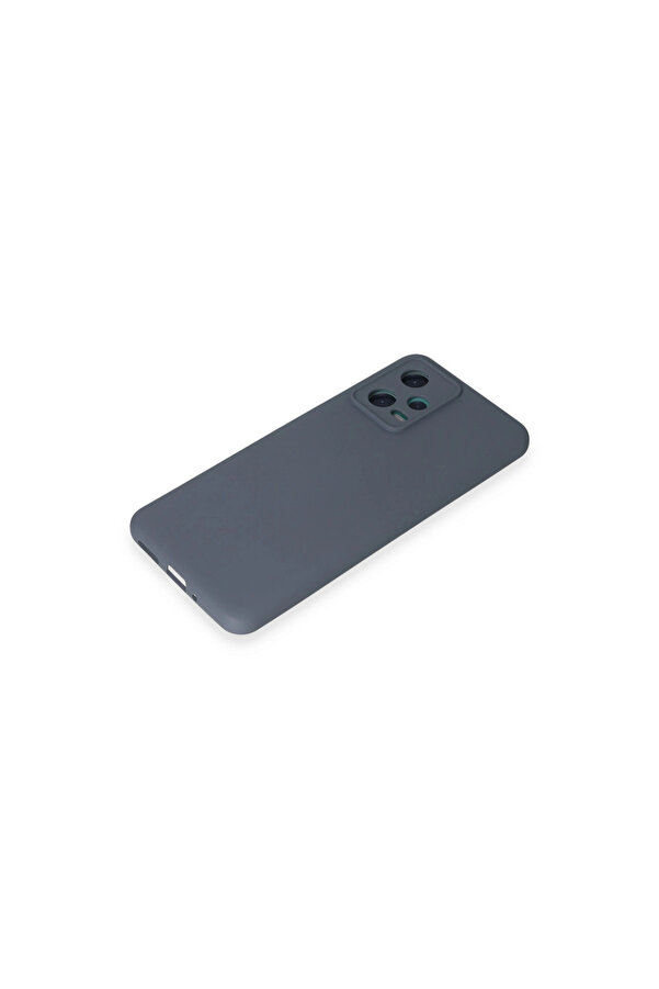 Evi̇mdeyokyok Xi̇aomi̇ Redmi̇ Note 12 5G Kılıf Nano İçi̇ Kadi̇fe Si̇li̇kon - Gri̇