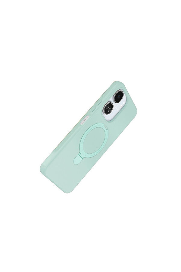 Evi̇mdeyokyok Xi̇aomi̇ Redmi̇ 13C Regal Magsafe Standlı Kapak - Su Yeşi̇li̇