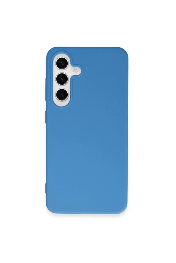 Evimdeyokyok Samsung Galaxy S24 Kılıf First Silikon - Mavi