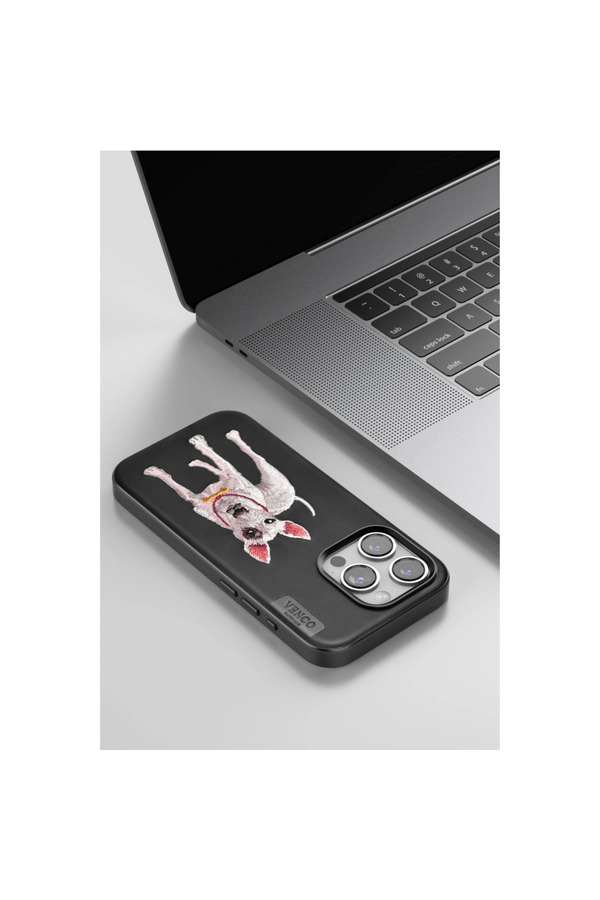 Evi̇mdeyokyok Venco Apple İphone 11 Perma Desenli̇ Kapak - Si̇yah