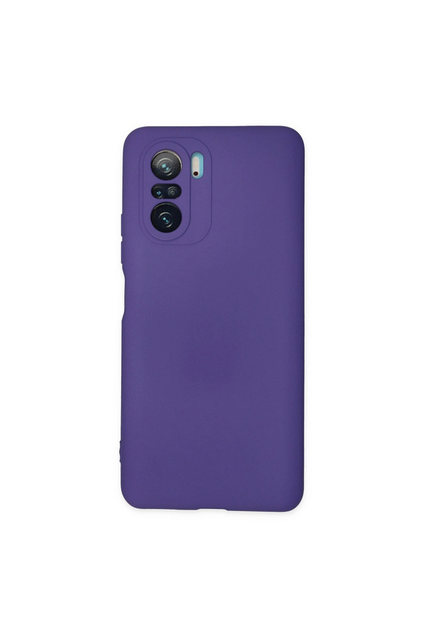 Evimdeyokyok Xiaomi Poco F3 Kılıf Nano İçi Kadife Silikon - Mor