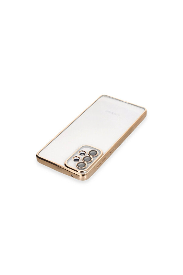 Evi̇mdeyokyok Samsung Galaxy A53 5G Kılıf Razer Lensli̇ Si̇li̇kon - Gold