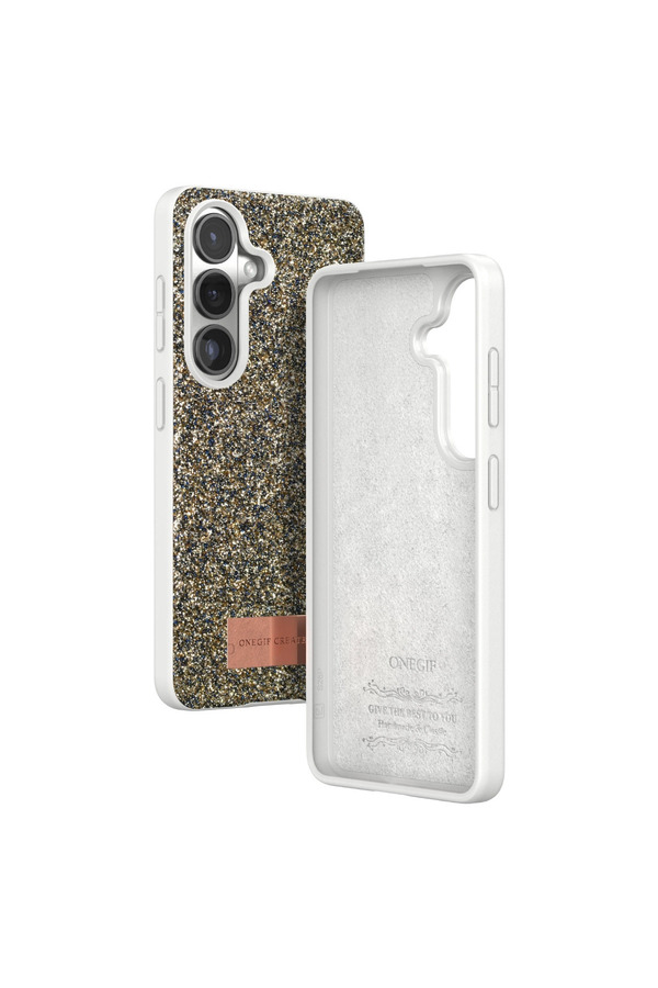 Evi̇mdeyokyok Onegi̇f Samsung Galaxy S26 Plus Bri̇ght Si̇mli̇ Kapak - Gold
