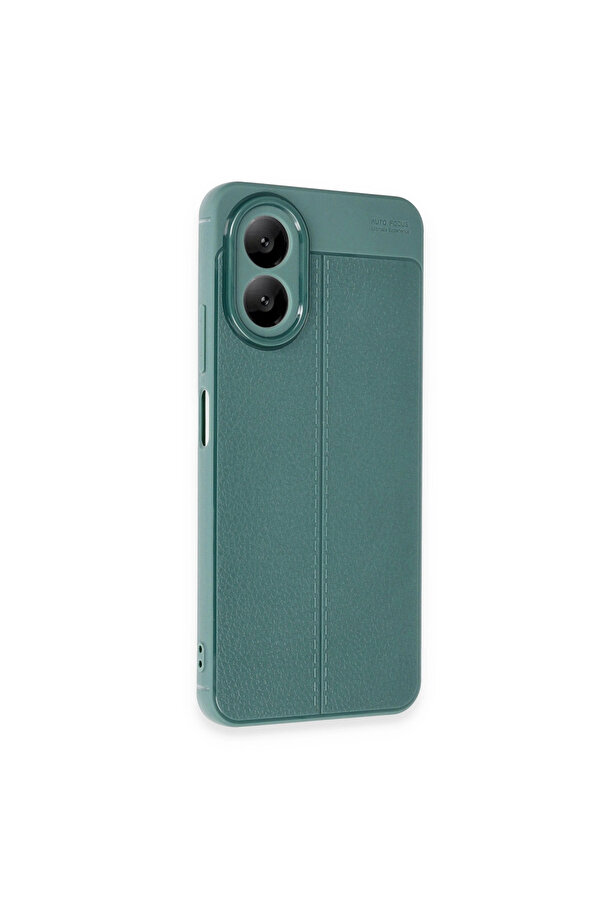 Evi̇mdeyokyok Oppo A38 Kılıf Auto Focus Kapak - Koyu Yeşi̇l