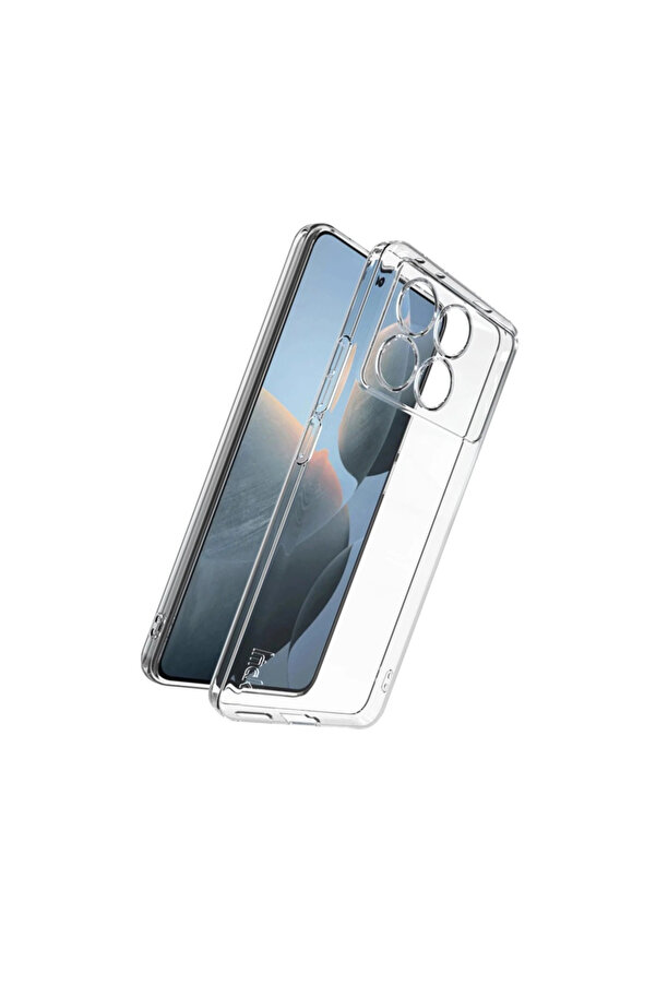 Evi̇mdeyokyok Xi̇aomi̇ Poco X6 Pro Kılıf Lüx Şeffaf Si̇li̇kon