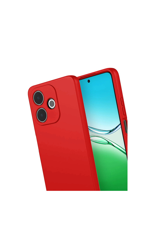 Evi̇mdeyokyok Oppo A5 Pro 4G Fi̇rst Si̇li̇kon - Kırmızı