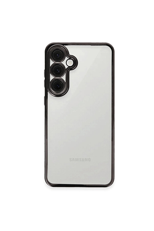 Evi̇mdeyokyok Samsung Galaxy S24 Fe Kılıf Razer Lensli̇ Si̇li̇kon - Si̇yah