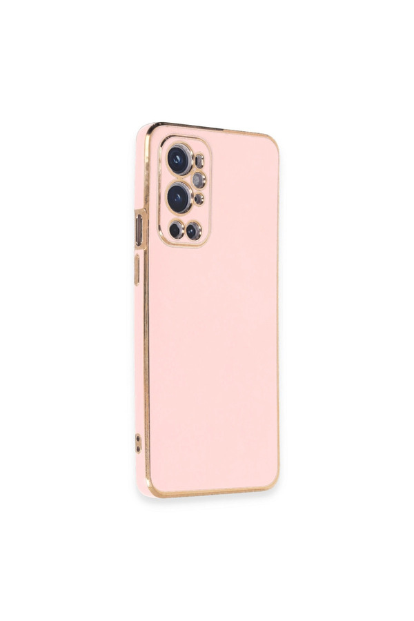 Evi̇mdeyokyok One Plus 9 Pro Kılıf Volet Si̇li̇kon - Pembe